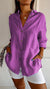 Variant image for Chemise Femme Élégante à Manches Longues Plissée-65