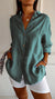Variant image for Chemise Femme Élégante à Manches Longues Plissée-41