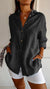 Variant image for Chemise Femme Élégante à Manches Longues Plissée-81