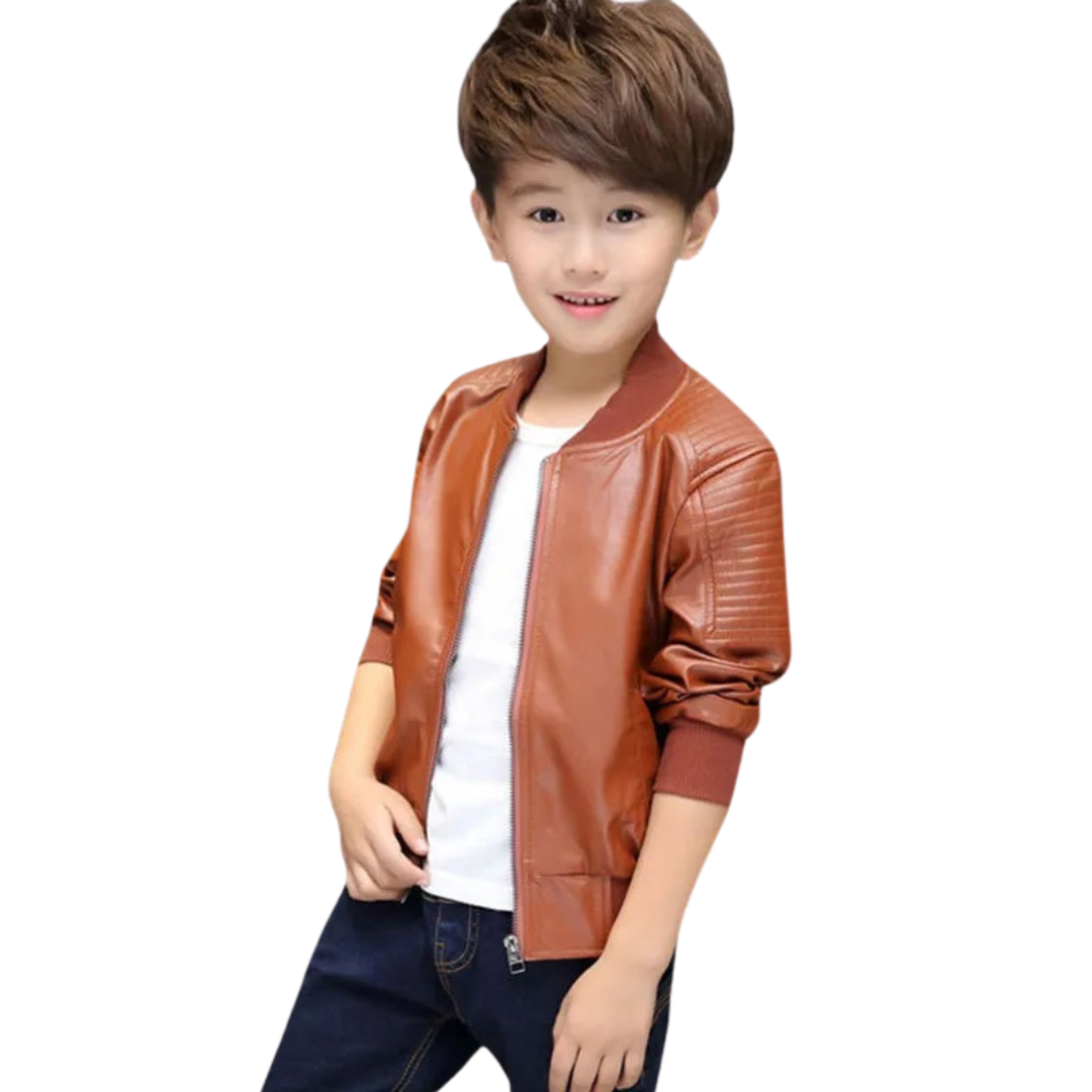 Veste de cuir pour enfants