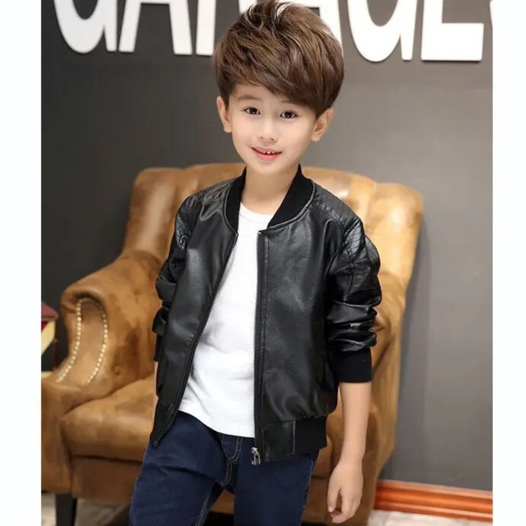 Veste de cuir pour enfants