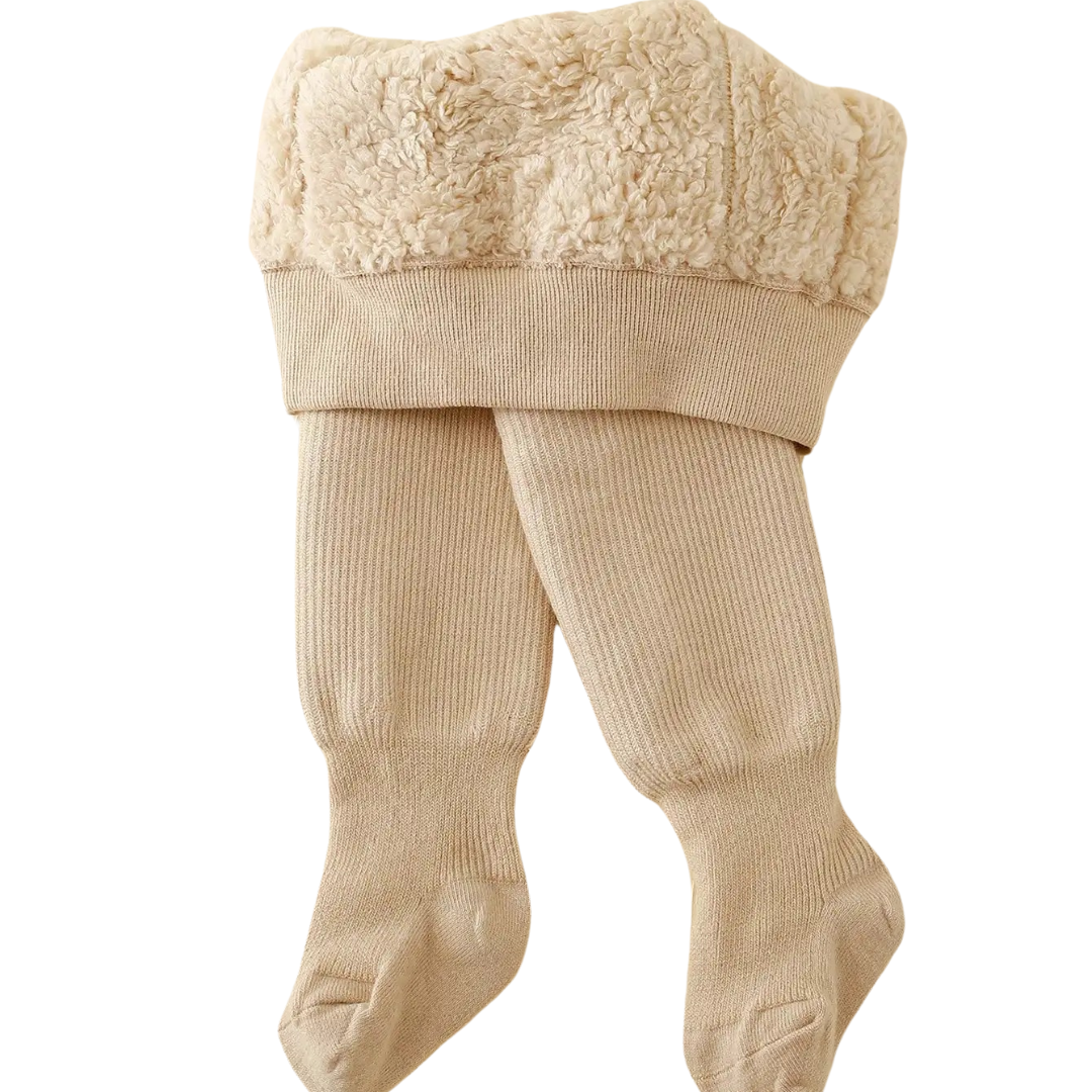 Collants d'hiver en coton épais pour enfants