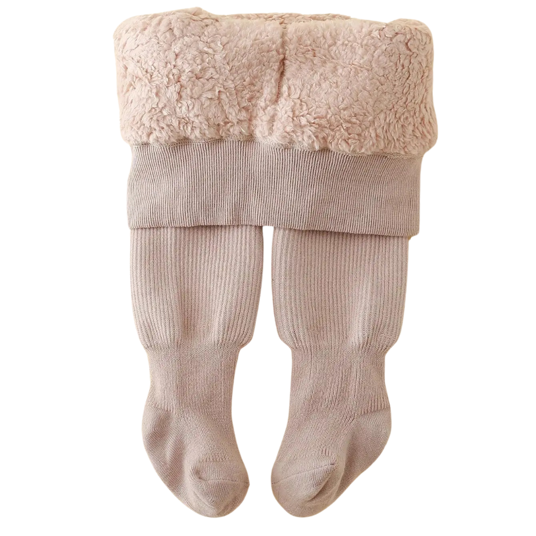 Collants d'hiver en coton épais pour enfants