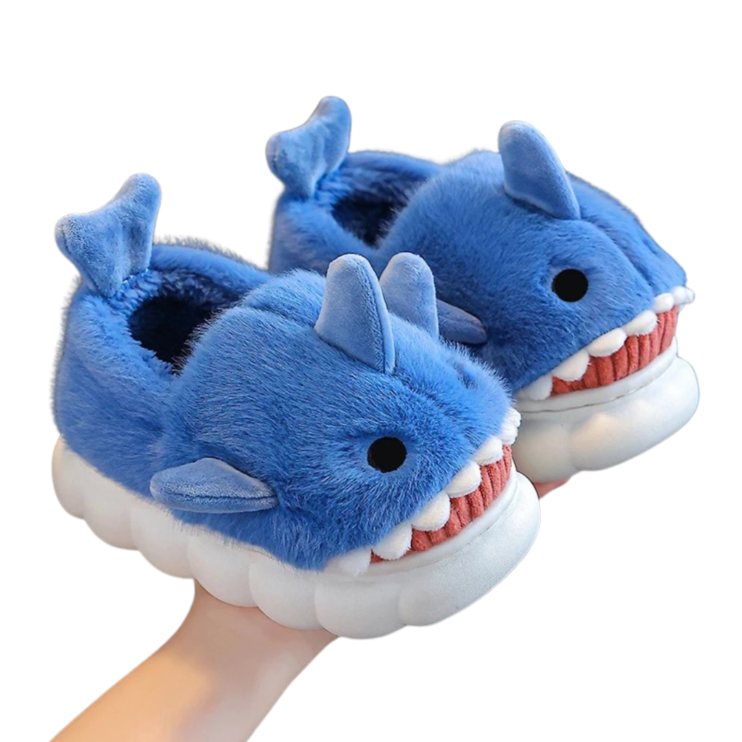 Chausson requin antidérapant pour enfants