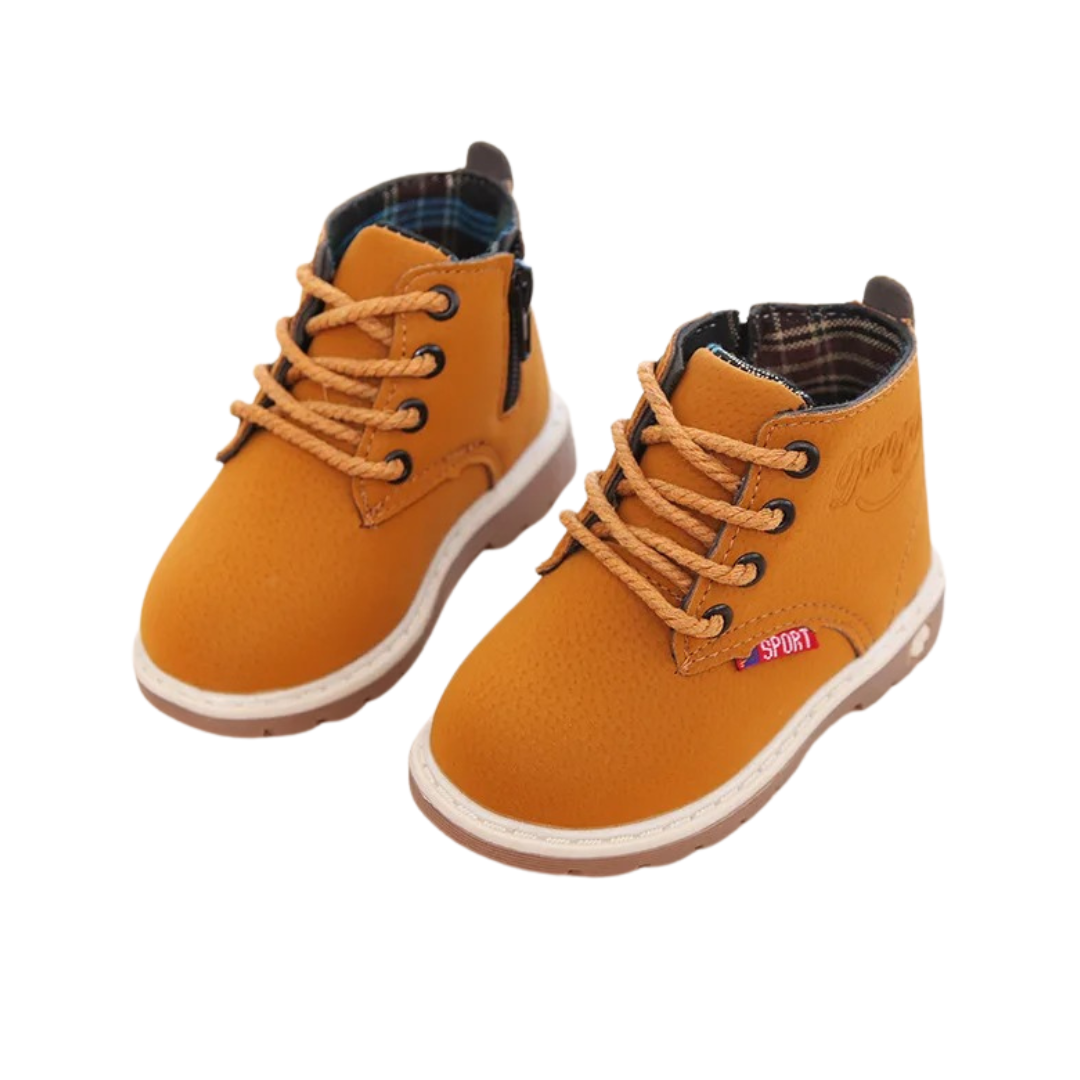 Bottes en cuir souple pour enfants