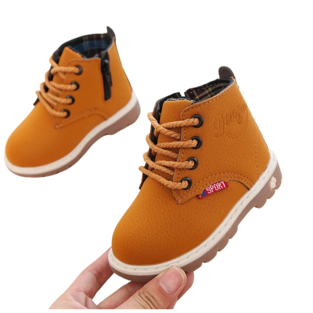 Bottes en cuir souple pour enfants