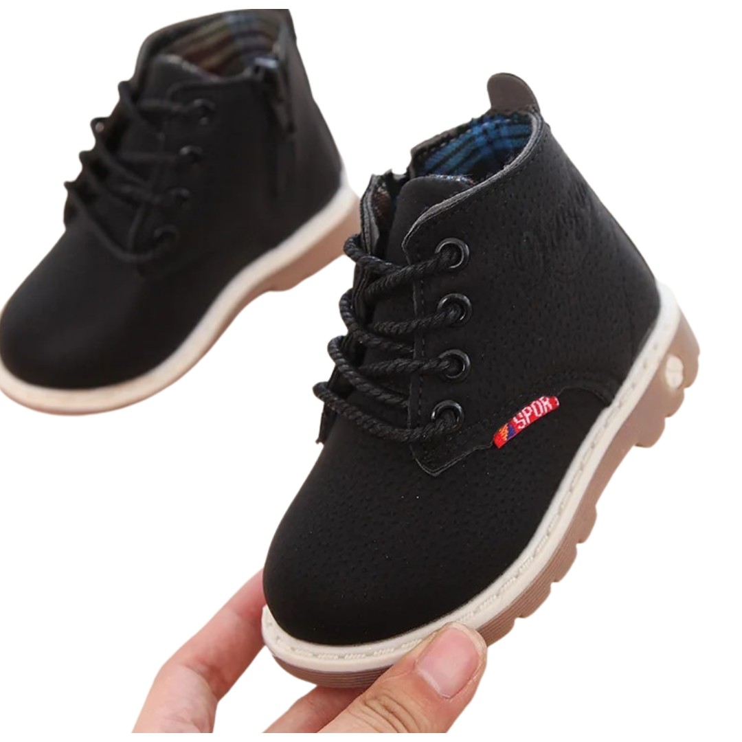 Bottes en cuir souple pour enfants