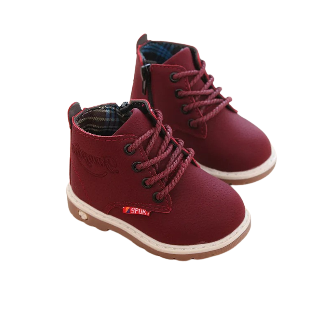 Bottes en cuir souple pour enfants