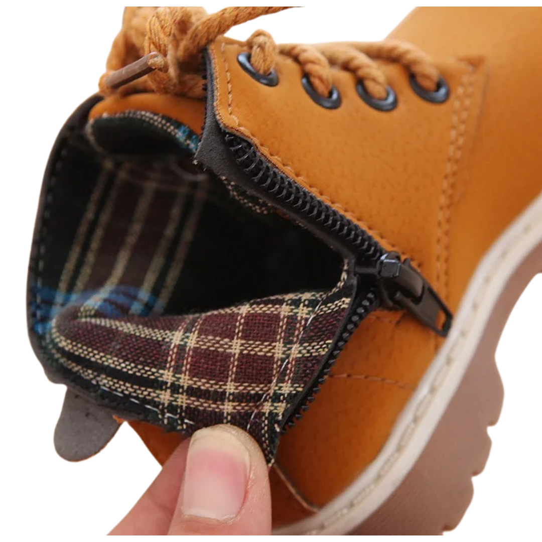 Bottes en cuir souple pour enfants
