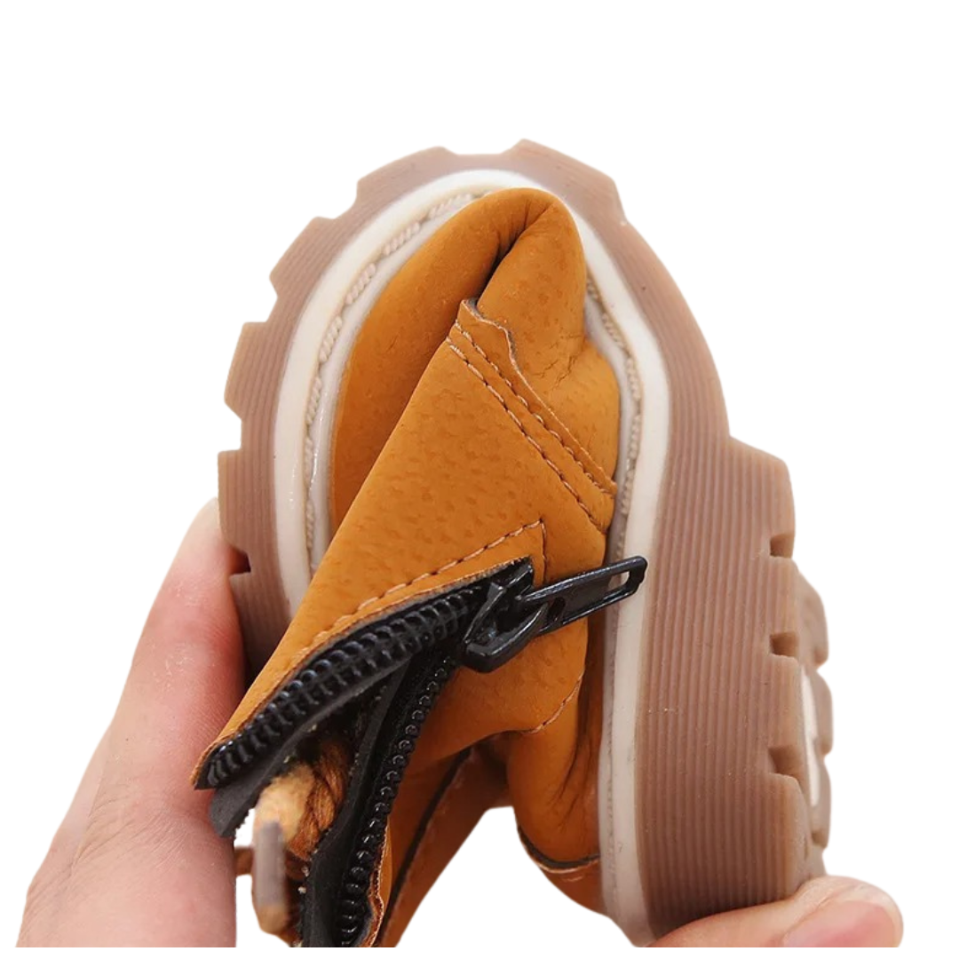 Bottes en cuir souple pour enfants