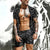 Ensemble de Loisirs pour Hommes Patchwork Coton Polyester 2