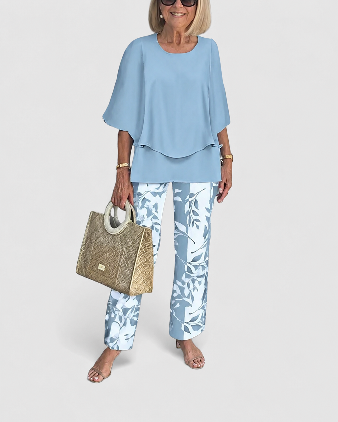 Ensemble Femme Chic à Manches Mi-Longues
