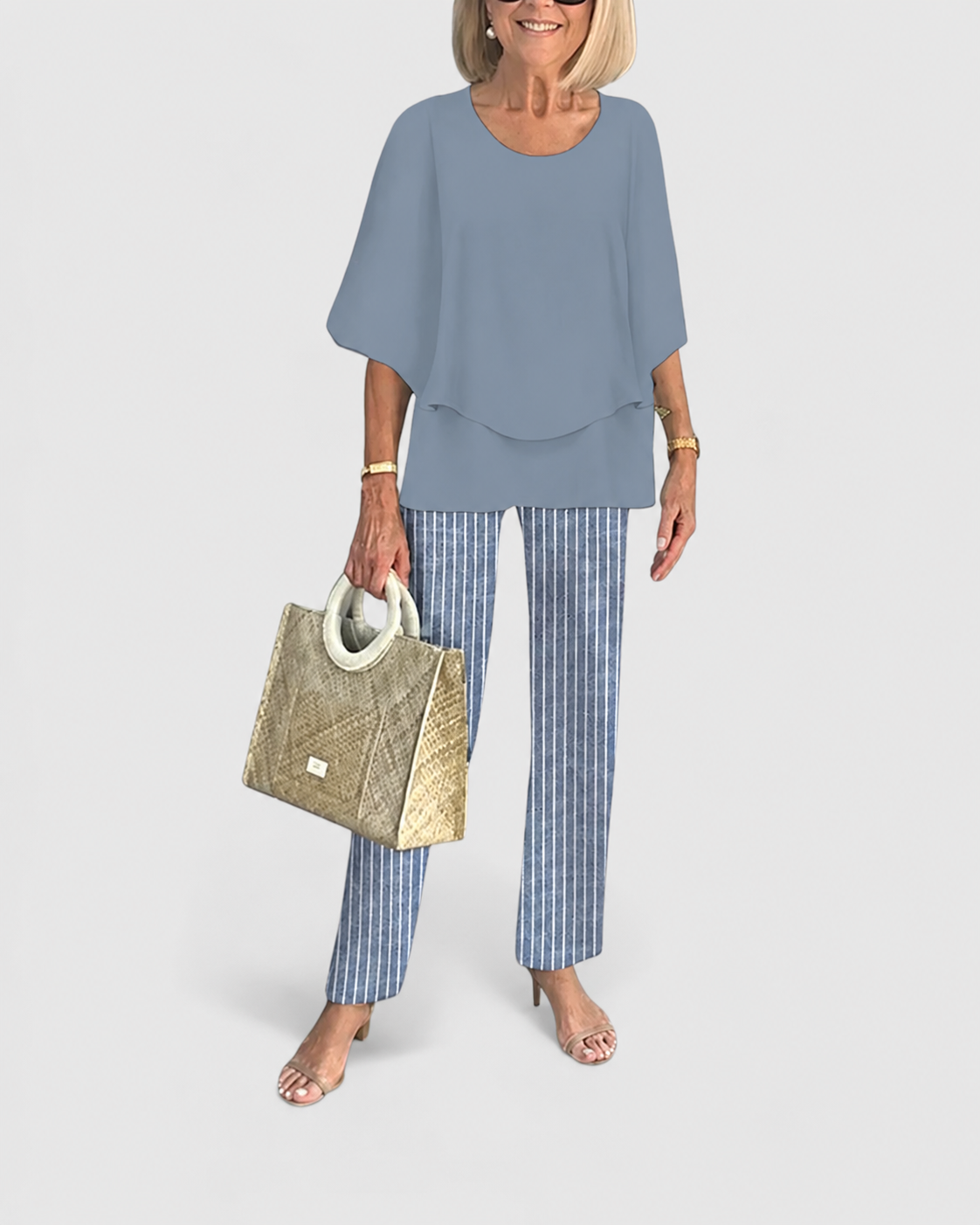 Ensemble Femme Chic à Manches Mi-Longues