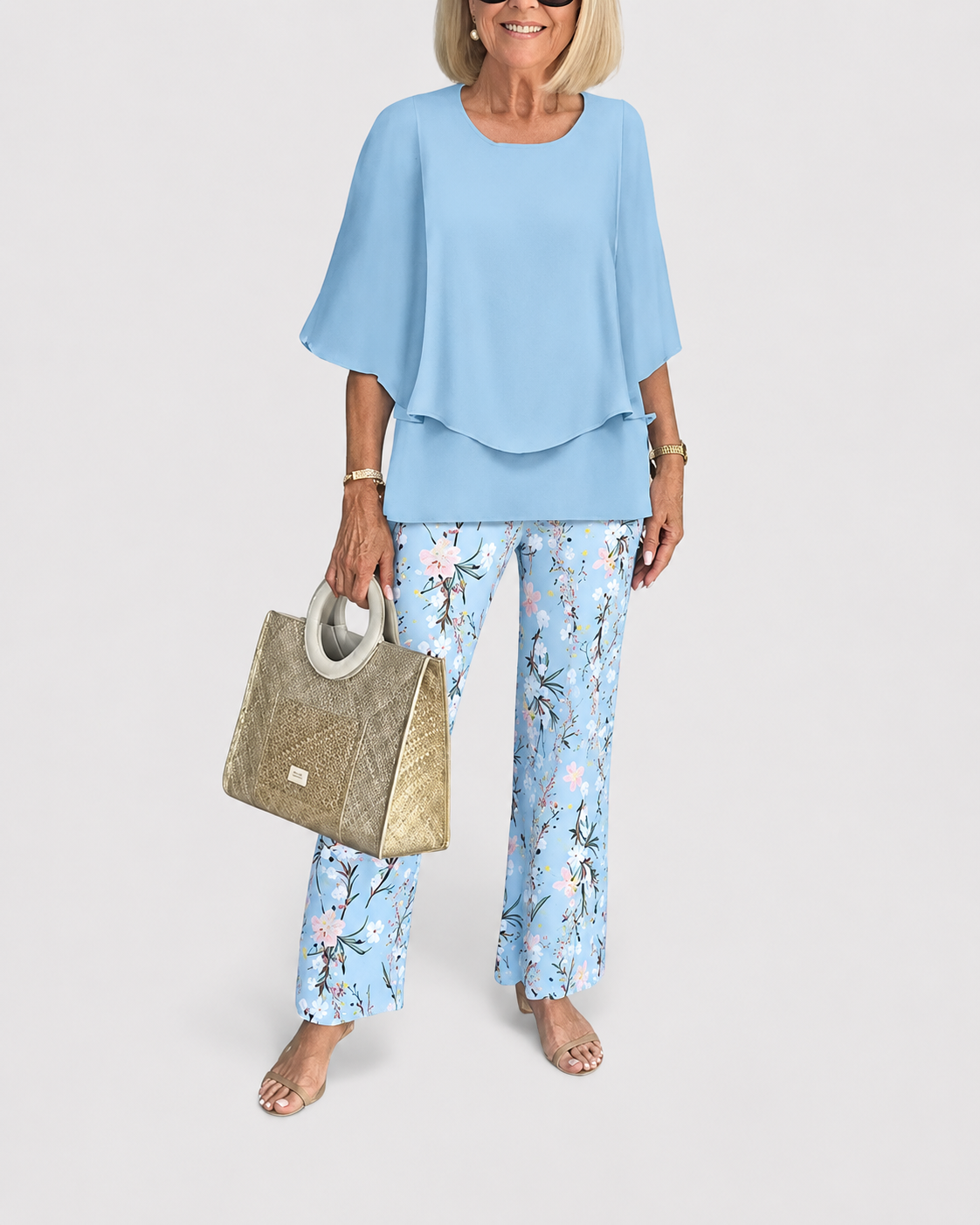 Ensemble Femme Chic à Manches Mi-Longues
