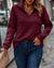 Variant image for Sweatshirt Femme Capuche Confortable Mélange Coton Polyester-25