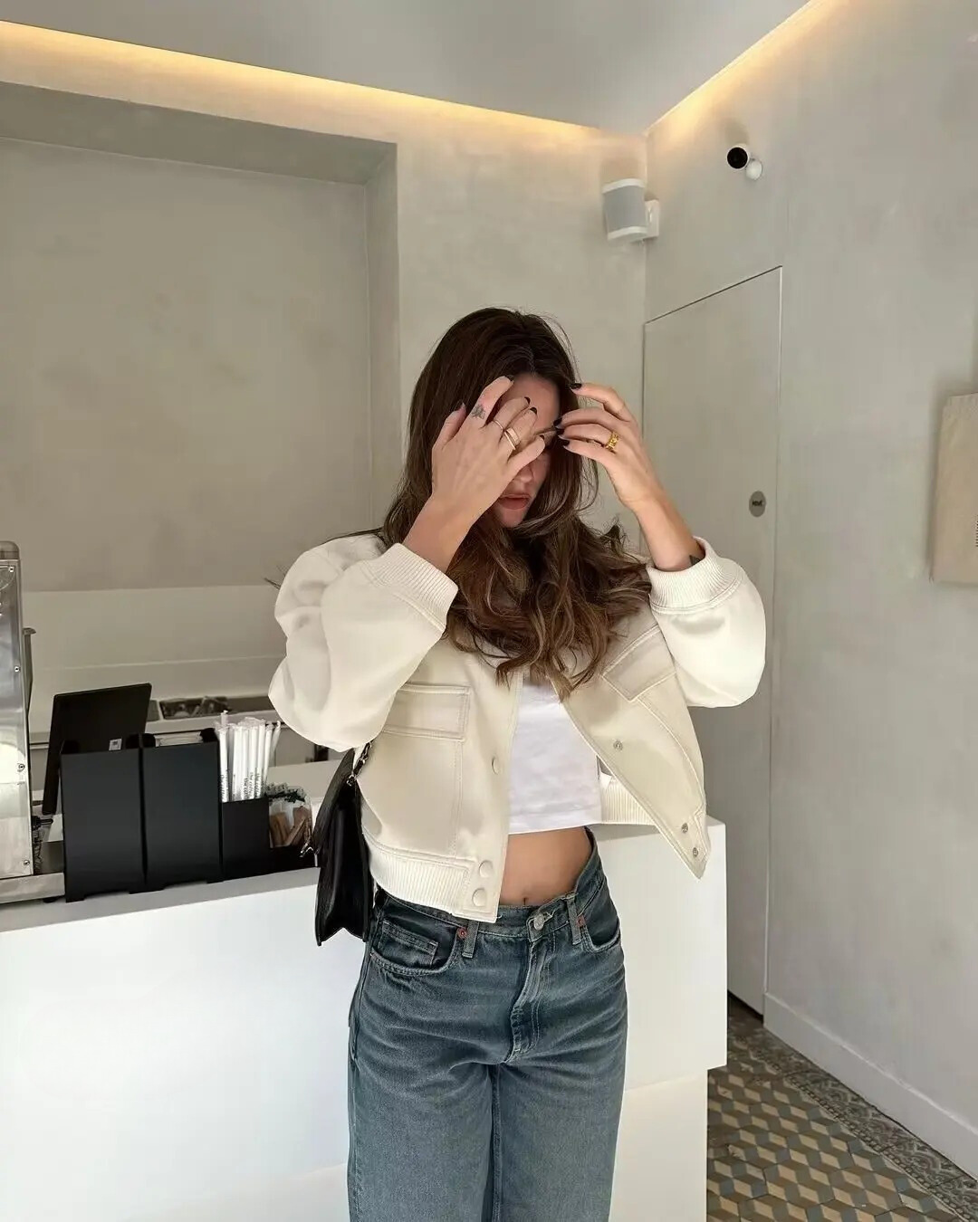 Veste bombardier pour femmes