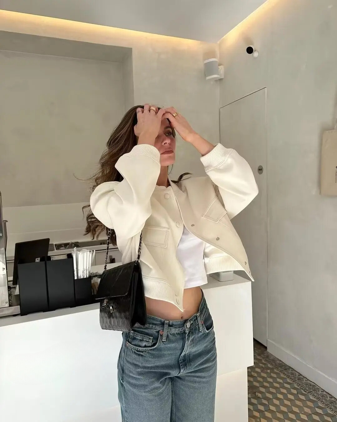 Veste bombardier pour femmes