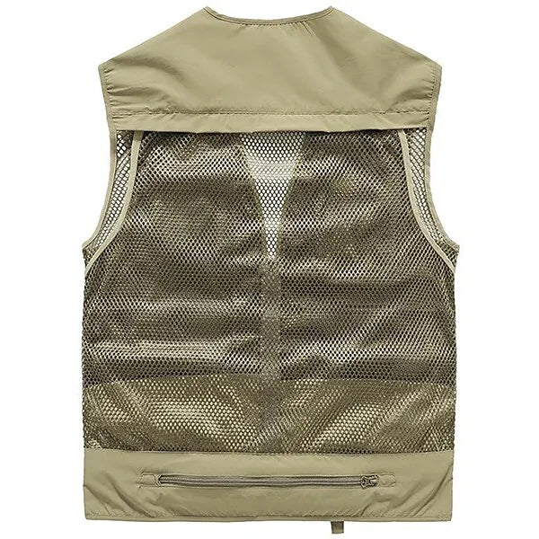 Gilet Sans Manche Homme Contemporain Polyester Coton-5