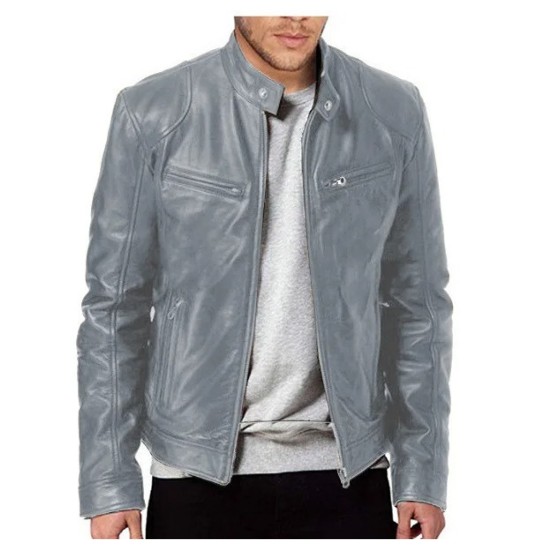 Veste de moto slim pour hommes