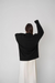 Pull en tricot à col montant pour femmes