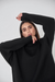Pull en tricot à col montant pour femmes