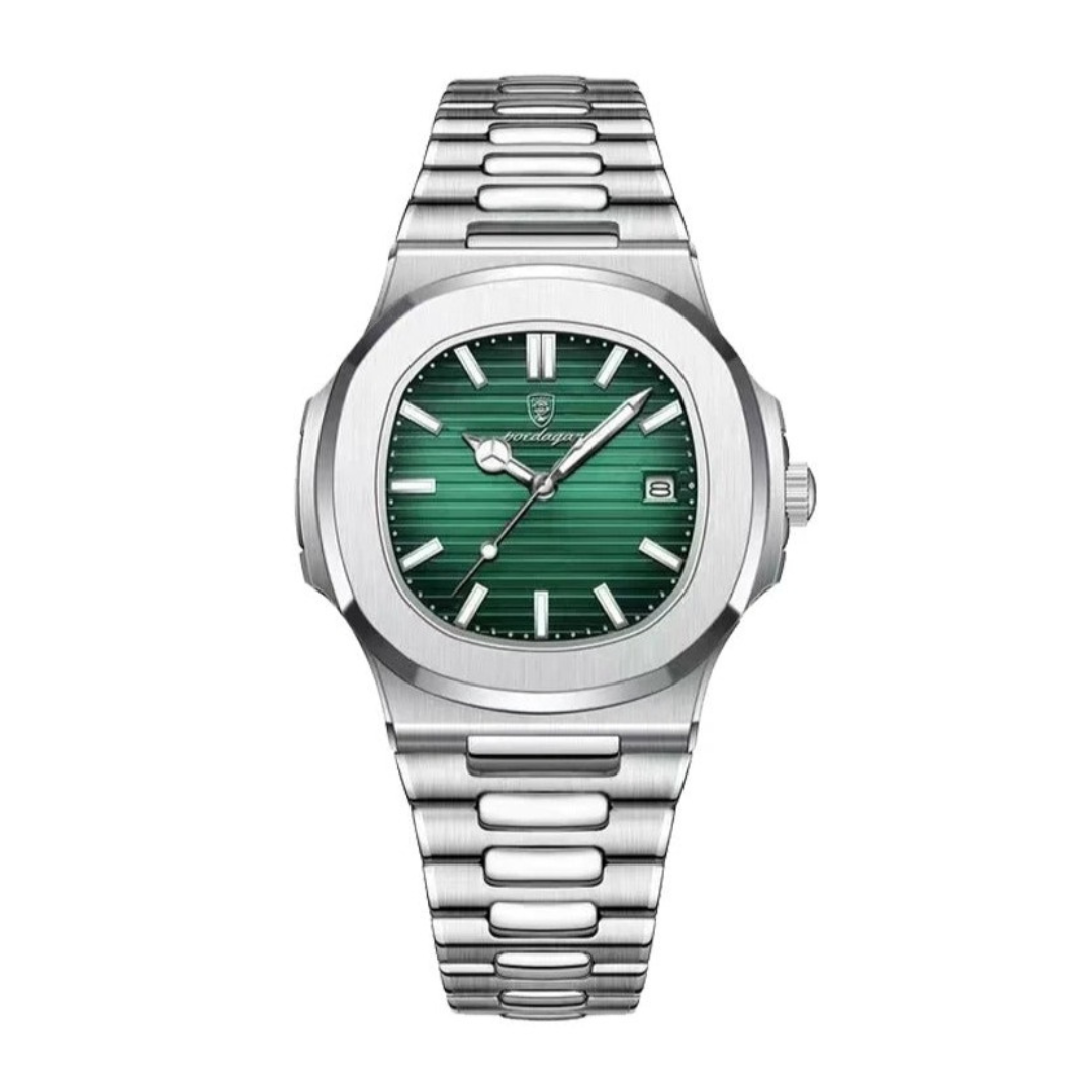 Montre de luxe en acier inoxydable pour hommes