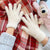 Gants d'hiver en velours de vison