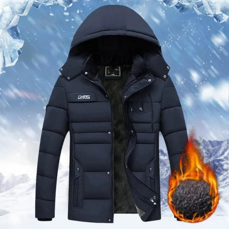 Veste thermique à capuche pour hommes