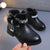 Bottes en cuir chaudes pour filles