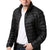 Veste en duvet de canard ultraléger blanche pour hommes