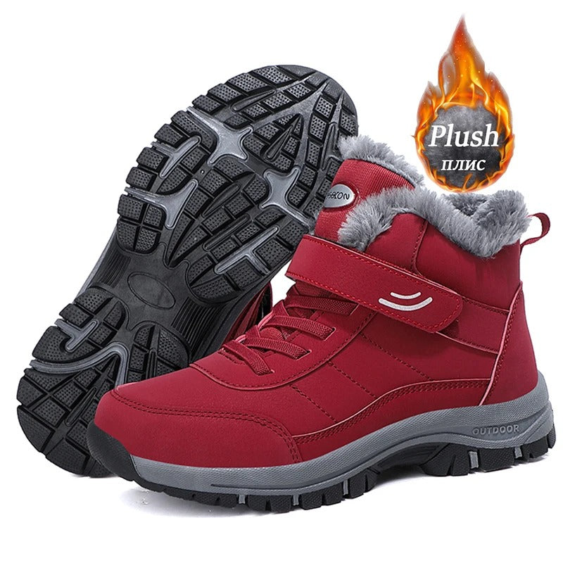 Bottes de neige légères avec fourrure pour femmes