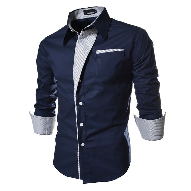 Chemise à manches longues pour hommes