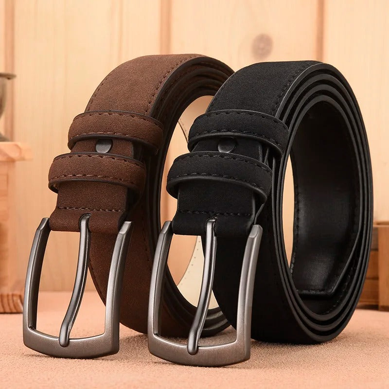 Ceinture en daim pour hommes