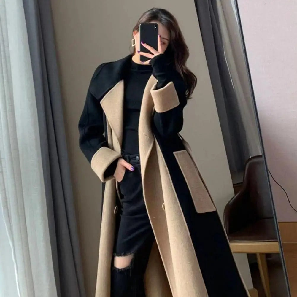 Manteau d'hiver double face pour femmes