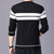 Pull-over patchwork à col rond pour hommes