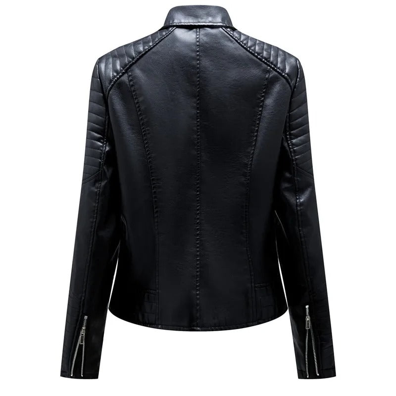 Veste en cuir pour femmes