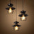 Lampe suspendue rétro industrielle