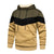 Sweat à capuche en polaire patchwork pour hommes