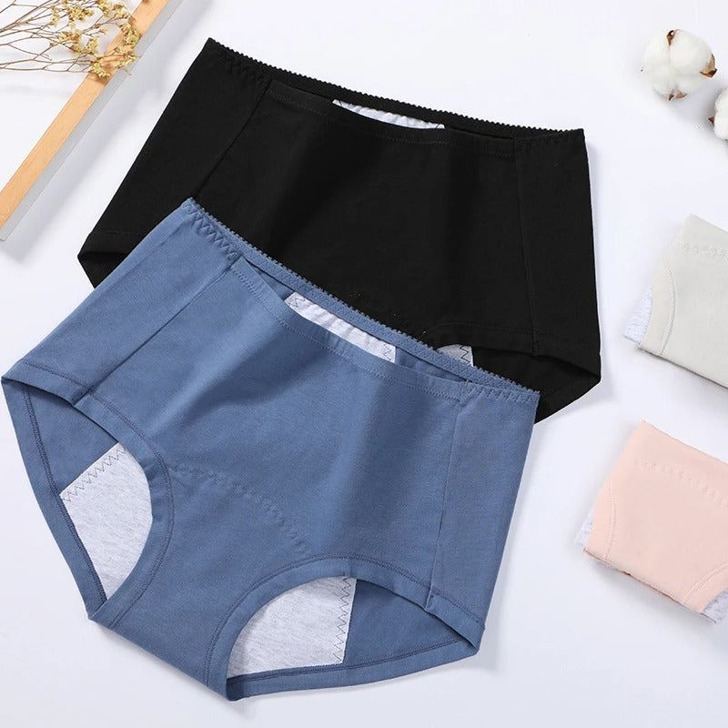 Culotte menstruelle anti-fuite taille haute
