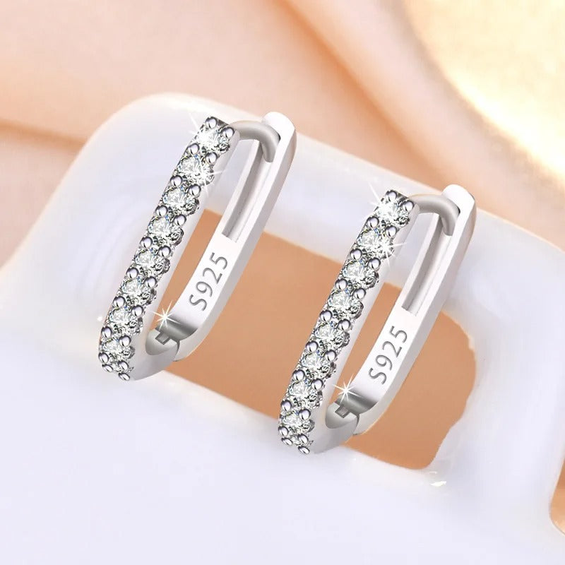 Créoles en zircon pour femmes