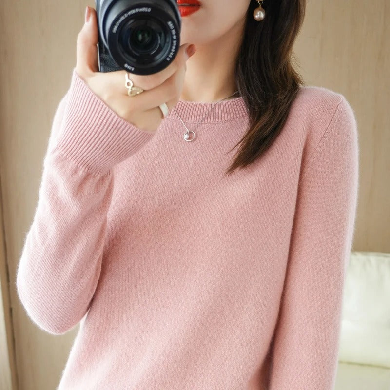 Pull décontracté en tricot pour femmes