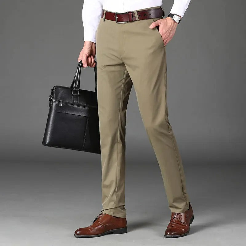 Pantalon classique extensible pour hommes