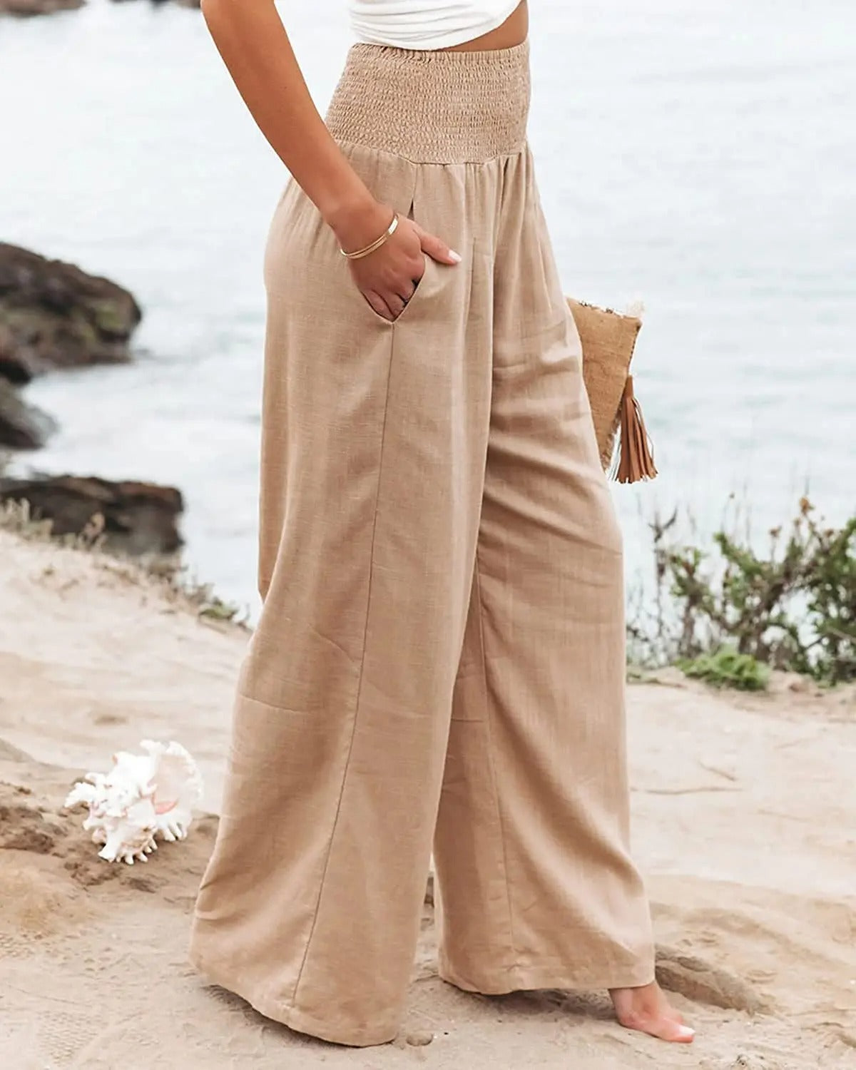 Pantalon ample décontracté pour femme