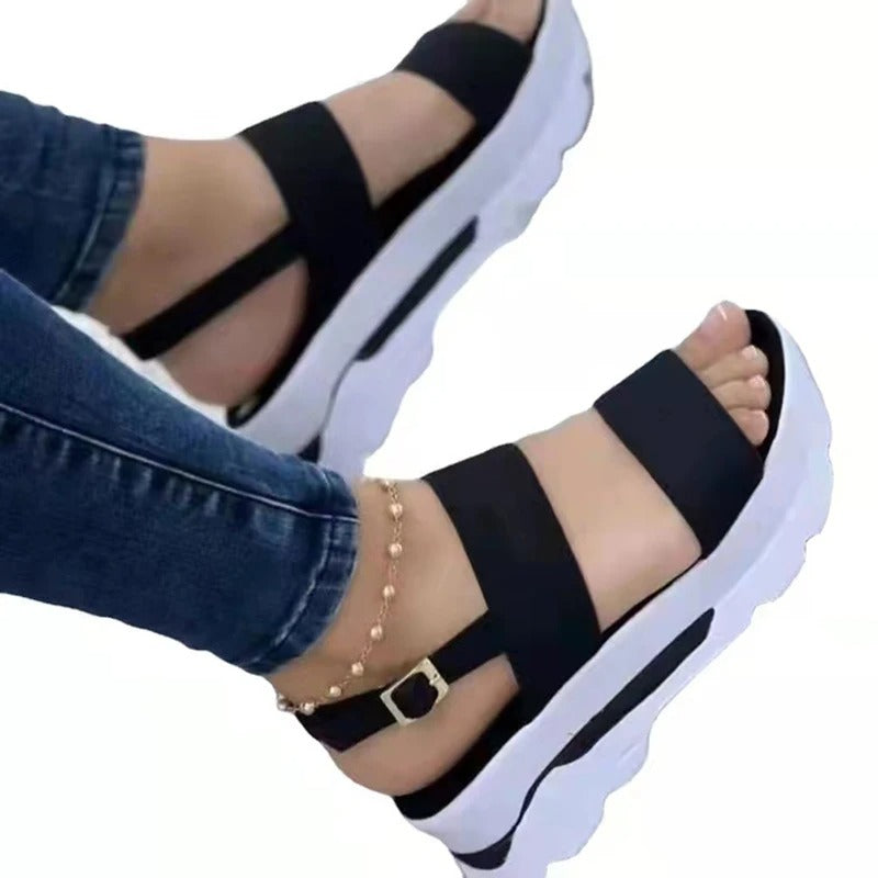 Sandales légères à semelles compensées pour femmes