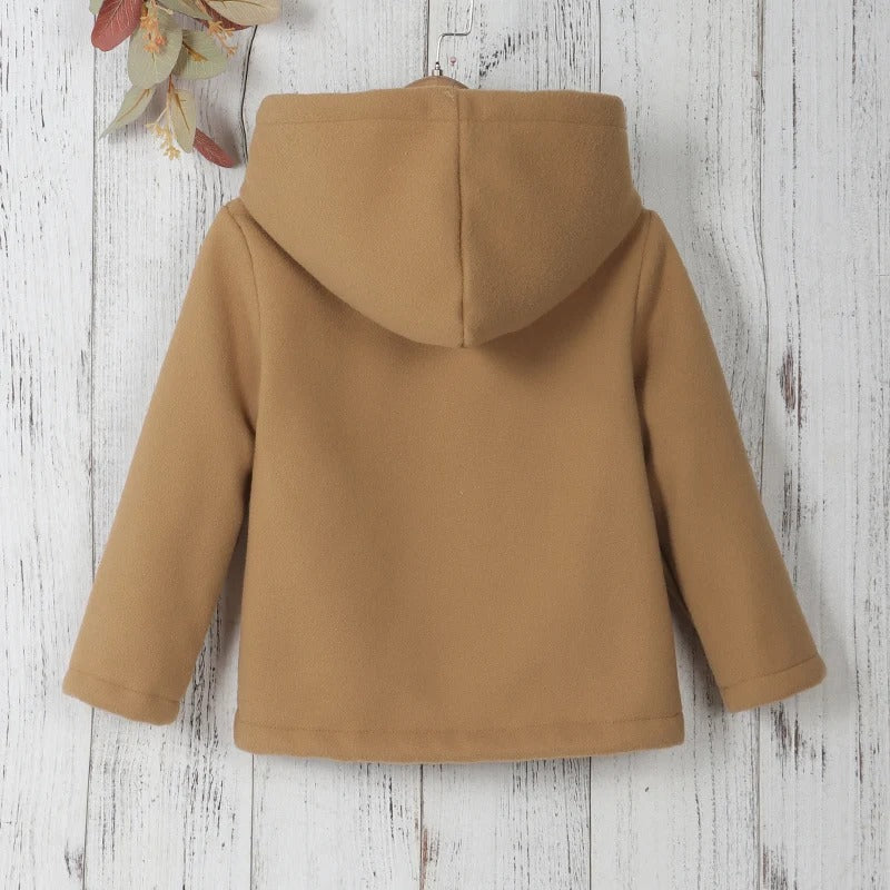Manteau en polaire épaissi à capuche pour enfants