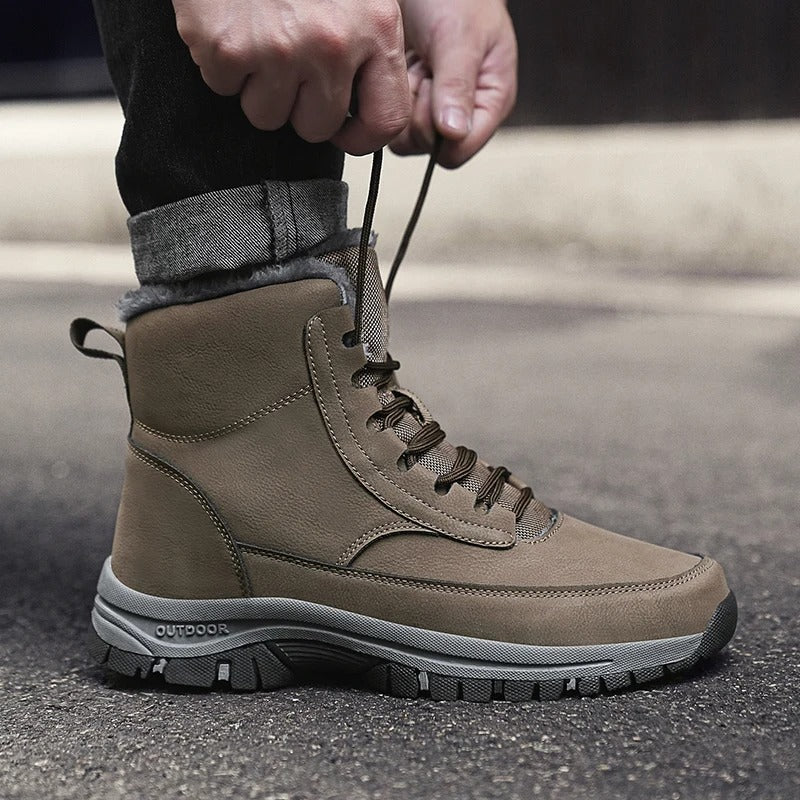 Bottes de neige avec fourrure pour hommes