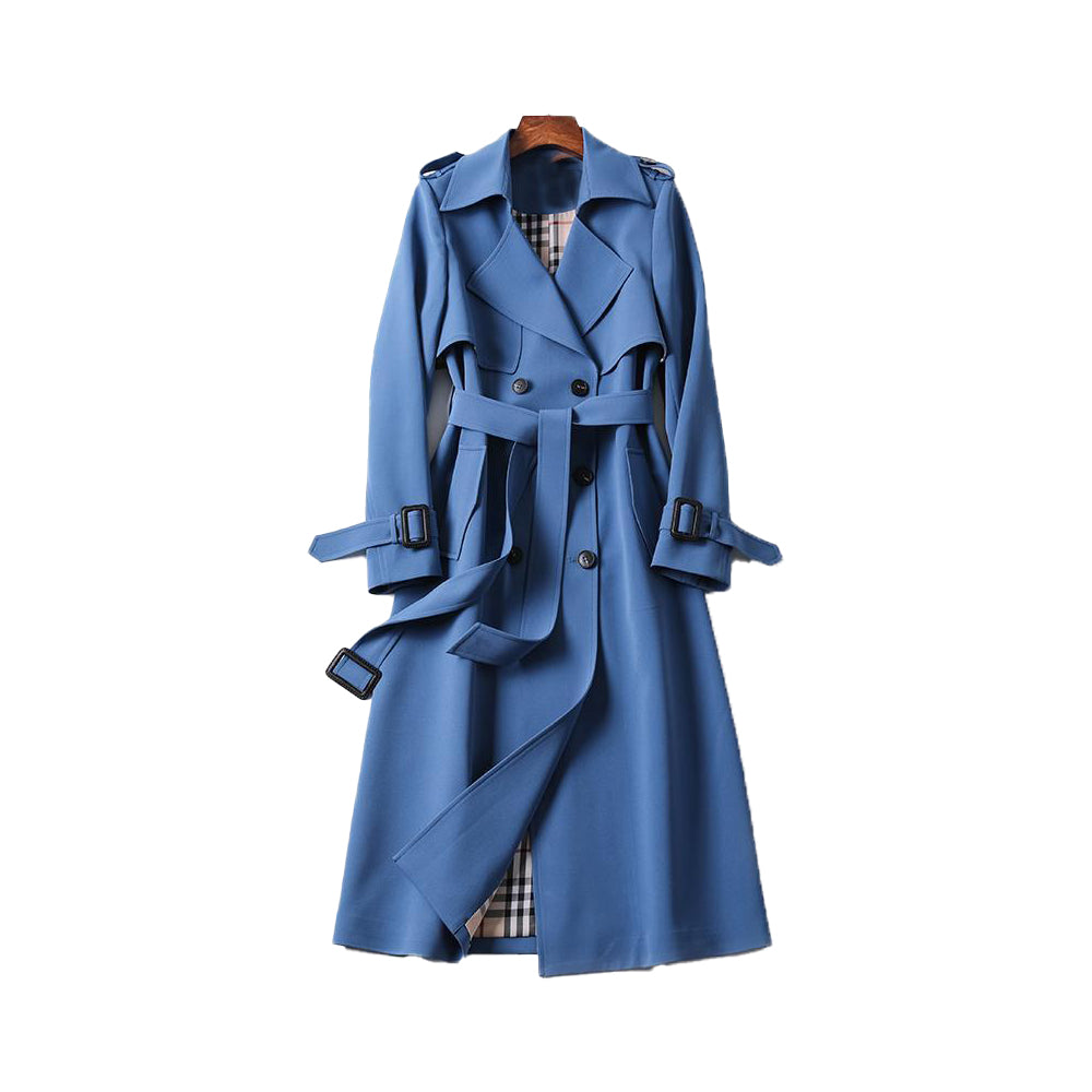 Manteau Trench pour Femmes à Double Rangée 4