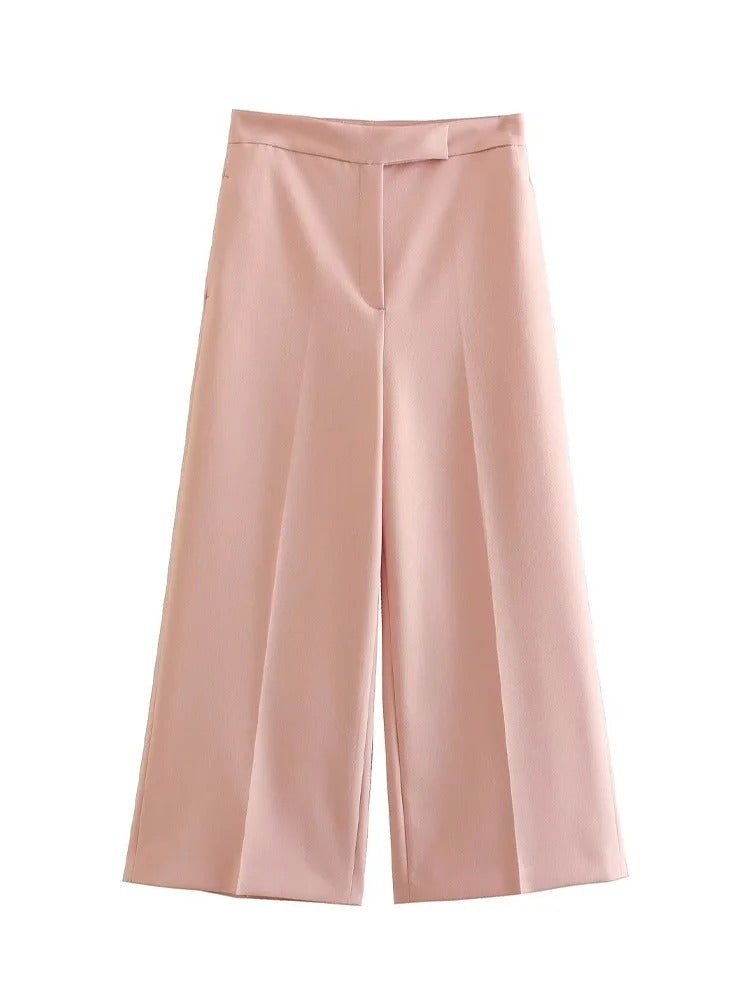 Débardeur tendance et pantalon droit élégant pour femmes