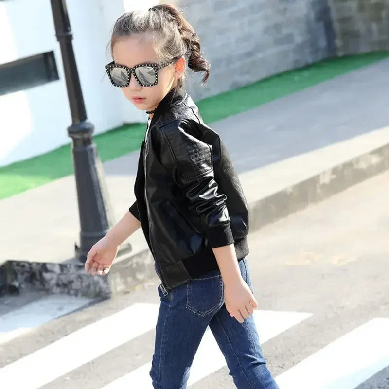 Veste de cuir pour enfants