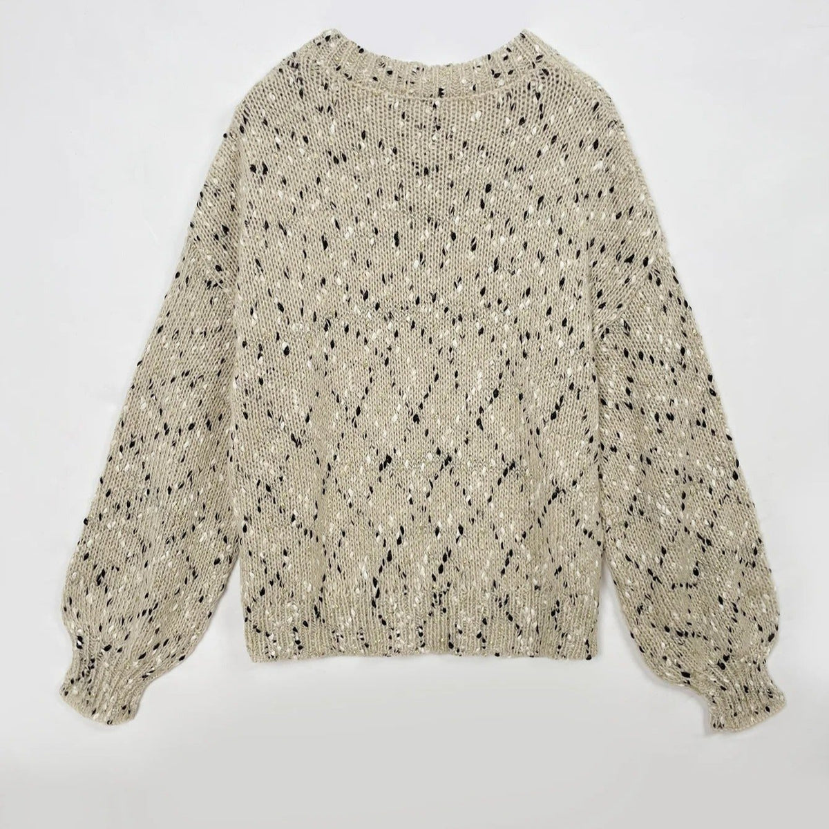 Pull en tricot à épaules tombantes pour femmes